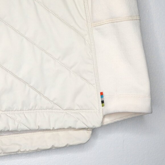 Smartwool Smartloft Skirt Quilted Wool Blend Beige Pockets Comfort Warm Outdoors - Picture 8 of 11